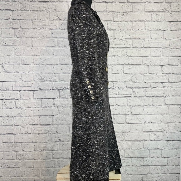 Isabel Marant Etoile Overton Boucle Alpaca Wool Double Breasted Coat Gray XS - Picture 4 of 16